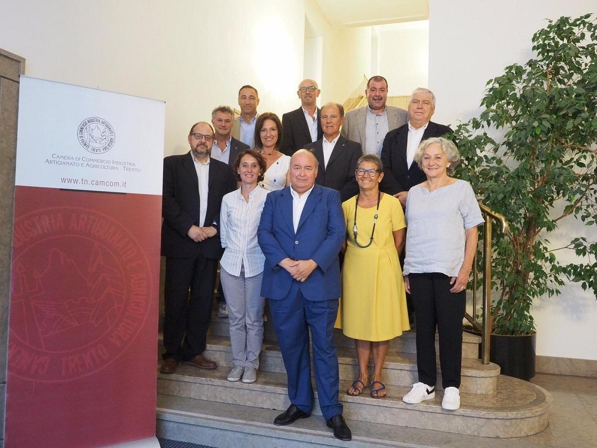 Giovanni Bort confermato alla guida della Camera di Commercio di Trento Eletti i componenti della nuova Giunta Camerale in carica fino al 2024.